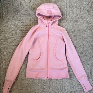 Lululemon Scuba hoodie, size 4, color coral